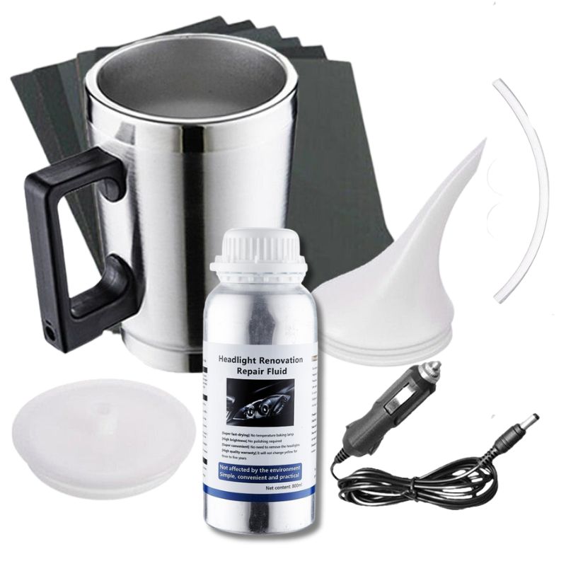 Kit de Rénovation Phare Polymère Audi A7 C8 - Kit de restauration d'optique de phares de voiture polymérisation