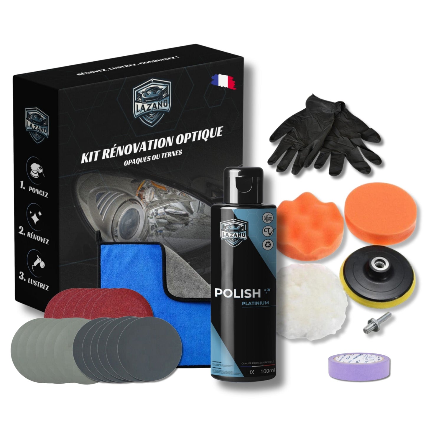 Kit Rénovation phare Opel Astra H - Formule Platinium