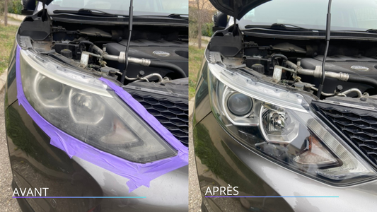 Quel produit choisir pour nettoyer les phares opaques de votre véhicule ?