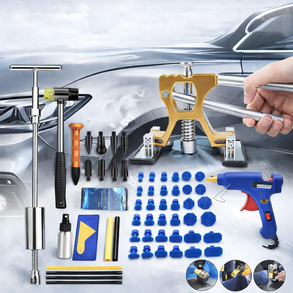 Kit de Débosselage Sans Peinture – Réparation Bosses Voiture DIY