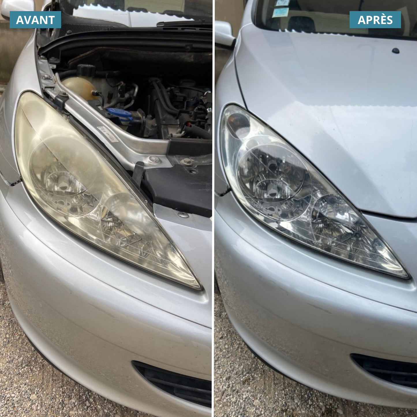 Kit de renovación de faros Renault Laguna 3 - Fórmula Platino